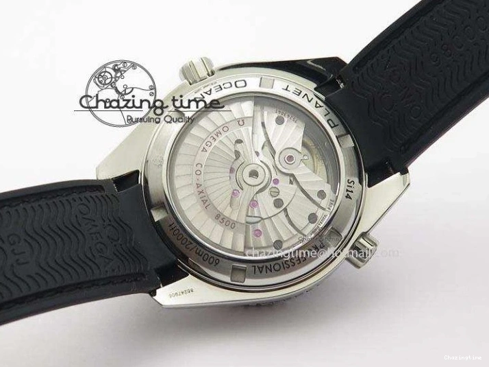 1218 Colorful Planet Ocean SS Bp Maker 45mm Black Bezel On Black Rubber Strap A 8219